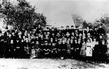 Congregation from Mount Zion Congregational Chapel, Westfield Terrace