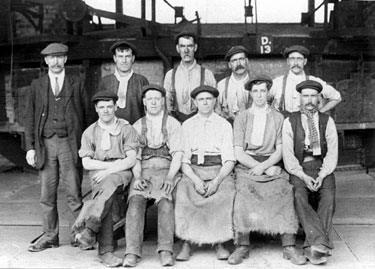 Brown Bayley's Melting Team c.1910