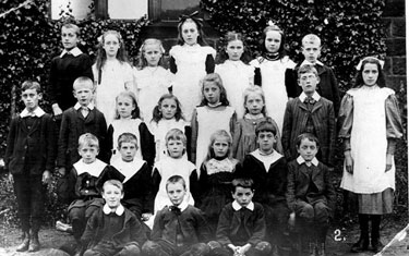 Pupils at Low Bradfield School