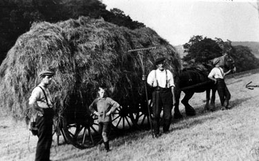 Haymaking at Peter Wood Farm, Fulwood
