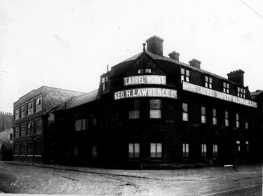 George H. Lawrence and Co. Ltd., safety razor blades manufacturers, Laurel Works, Nursery Street
