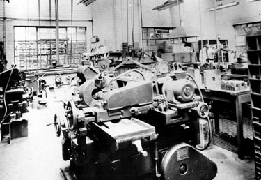 Tool Room at W. T. Flather Ltd., Standard Steel Works, Sheffield Road, Tinsley