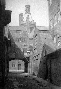 Cadman Lane looking towards Norfolk Street, Joseph Oxley, No.131 Norfolk Street (rear), iron and steel merchant
