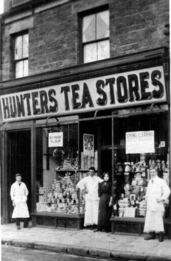 Hunters Ltd., tea stores, No. 648 Staniforth Road, Darnall, pre-1914