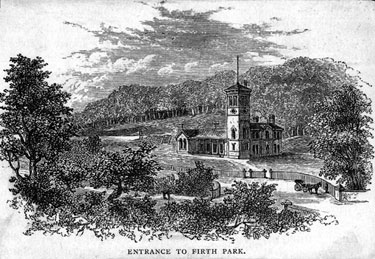 Clock Tower Pavilion, Entrance and Turning Circle for Horses,  Firth Park