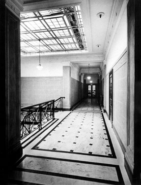 Second Floor Corridor, Brightside and Carbrook Co-operative Society Ltd., City Stores, Exchange Street