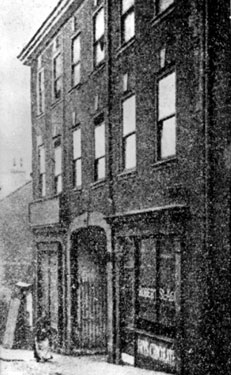 Premises of Robert Slack Ltd., Sweet Merchant, former Debtors Prison, Scotland Street