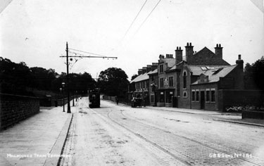 Millhouses Tram Terminus and Millhouses Hotel, No. 951 Abbeydale Road