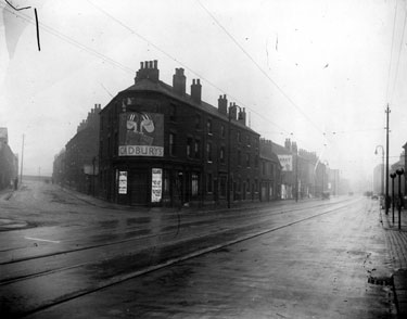 Attercliffe Road at the junction of Stoke Street