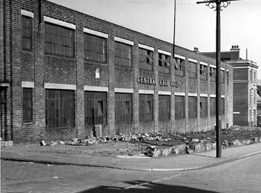 Furnival Street, Central Case Co. Ltd., cutlery case makers, Rutland Arms and Arundel Lane in distance