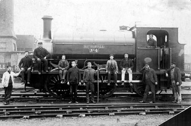 Hudswell Clarke O-6-0 Saddle Tank Steam Locomotive 'Rothervale No. 4' (made in Leeds)