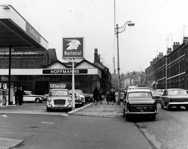 Ecclesall Road including Nos. 43 - 67 Hoffmans of Sheffield Ltd., motor car agents