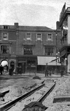 Tram-track laying on Unidentified Street
