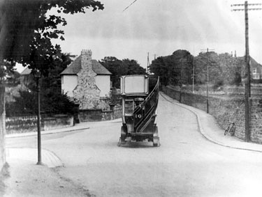 Junction of Sandygate Road, Coldwell Lane and Carsick Hill Road, looking towards Crosspool
