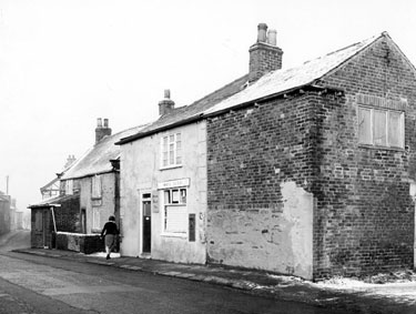 Gleadless Road, Sally Marples' Shop, General Store, left, old Gleadless Post Office on right