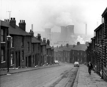 High House Road looking towards Neepsend Power Station