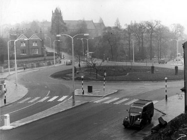 Hunter's Bar, Ecclesall Road, Brocco Bank, in background