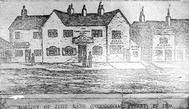 Jehu Lane (Commercial Street), The Three Horse Shoes Hotel