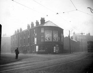 Back to back housing and entrance to Court No 2, Corner of Ball Street and Neepsend Lane