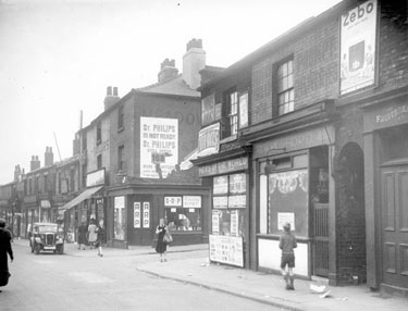 Nos. 17, A.R.P. Recruiting Depot, 19, 21 and 23 Netherthorpe Place at the junction of Ellison Street