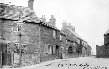 Cottages, Norton Lees Lane, from Derbyshire Lane