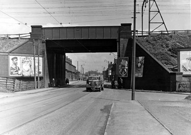 Prince of Wales Road, looking towards Darnall from Davy United's entrance
