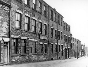 Rockingham Street, No. 245 Jackson and Bellamy Ltd., electro platers and guilders and Joseph Allen and Sons Ltd., cutlery manufacturers, Ecclesall Works