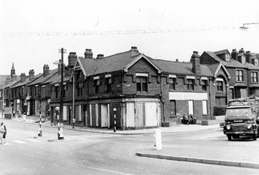 Derelict Shops, including Nos. 204/210, B and C Co-op, Sheffield Road