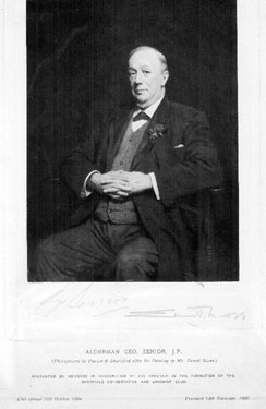 Alderman George Senior (1838 - 1915), J.P.