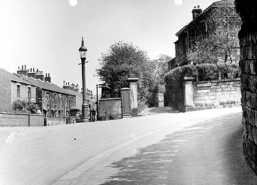 Talbot Street and Norfolk Road (right) junction showing (centre) the entrance to Shrewsbury House