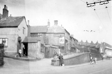 Upwell Street, Grimesthorpe from Colvers Yard looking towards the junction with Wincobank Lane