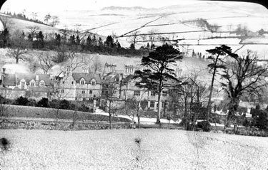 Derwent Hall. Demolished 1940's for construction of Ladybower Reservoir 	