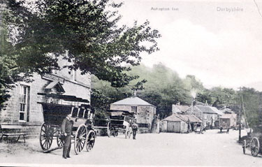 Ashopton Village and Inn, Sheffield to Glossop road, demolished in the 1940's to make way for construction of Ladybower Reservoir