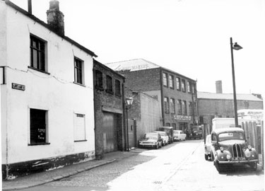 A.T. Bescoby and Sons Ltd., paperbag makers and printers, Love Lane from Bridge Street