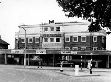 Manor Cinema and Bingo Hall (latterly Somerfields Supermarket and Poundland), No. 942 City Road, near the junction of Prince of Wales Road and Ridgeway Road