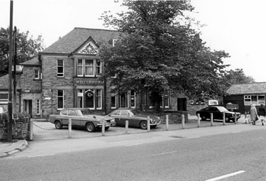 Big Tree Hotel, No. 842 Chesterfield Road, Woodseats. Originally named the Masons Arms. Renamed the Big Tree due to the large oak tree at the front. Wesley is said to have preached here