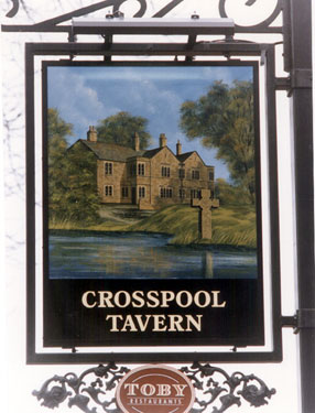 The pub sign at Crosspool Tavern, No. 468 Manchester Road