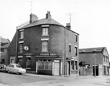 Guards Rest public house, No. 41 Sorby Street, at junction of Hallcar Street, known locally as the Widow's Hut