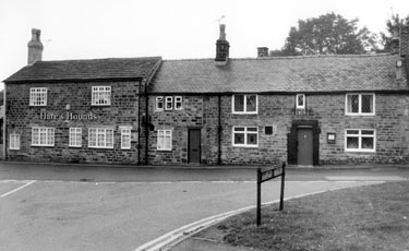 Hare and Hounds public house, No. 7 Church Lane, Dore