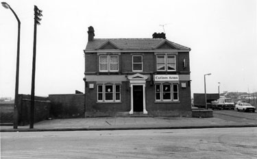 Cutlers Arms public house, No. 74 Worksop Road and the junction with Britnall Street, Attercliffe