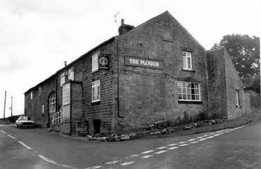 The Plough public house (also known as the Plough Inn), New Road, Low Bradfield and the junction with Mill Lee Road