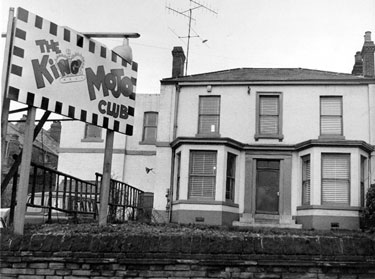 The Mojo Club, No. 555 Pitsmoor Road, off Barnsley Road, opened 1964 closed 1967 after a long running court case regarding noise