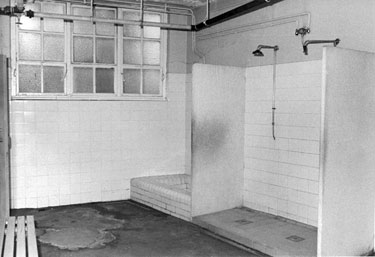Ladies toilets and showers, Attercliffe Road Swimming Baths used to be the old school rooms