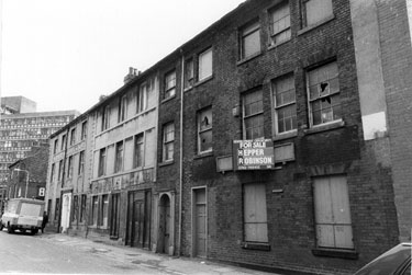 Former premises of Nos. 113, Wheeldon Bros., manufacturing silversmiths, 107/9, George Ellis (Silversmiths) Ltd. and 105, Herbert M Slater Ltd., Venture Works, Arundel Street