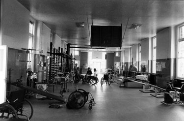 Spinal Treatment gymnasium, Lodge Moor Hospital