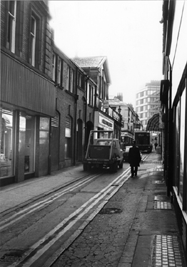 General view of Orchard Street looking towards Leopold Street