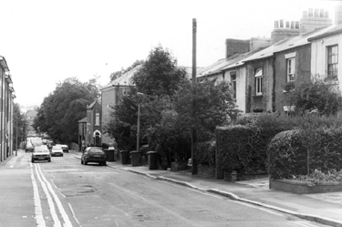 General view of Gell Street looking towards Wilkinson Street 