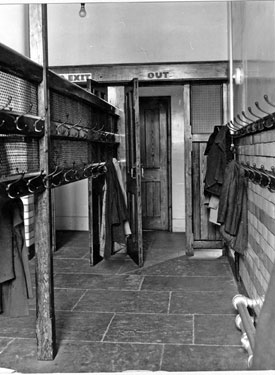 Cloakroom at Park Junior and Infant School, Duke Street formerly Park County School, 