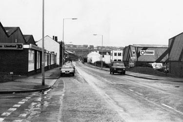 Fenner Sales and Service, bearing stockists, Unit A2 (right), Newhall Road looking towards Newhall Road Bridge