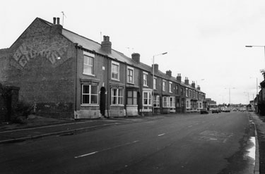 Nos. 833-803 (left to right), Prince of Wales Road looking towards Main Road, Darnall 